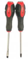 Набор отверток ударных MATRIX 2шт., PH + SL, CrV, 2к рукоятка, Китай, код 0660800155, штрихкод 404499613030, артикул 19121