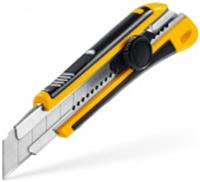 Нож с винтовым фиксатором STAYER HERCULES-25, 25 мм (09147), Китай, код 0670300159, штрихкод 403422925975