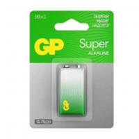 Алкалиновая батарейка GP Super Alkaline G-Tech 9V Крона - 1 шт., Китай, код 0730300033, штрихкод 489119922637, артикул 1219