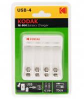 Зарядное устройство Kodak C8002B USB [K4AA/AAA] (6/24/1200), Китай, код 0730700006, штрихкод 088793042238, артикул Б0047500