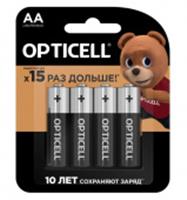 Батарейки OPTICELL Basic AA 4шт, Китай, код 0610702075, штрихкод 691133237564, артикул 5051001 *