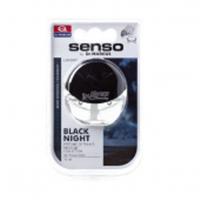 Ароматизатор на дефлектор DR. MARCUS SENSO Luxury Black Night (Черная ночь), ПОЛЬША, код 07802040073, штрихкод 590095076284, артикул DM289box