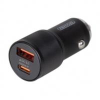 Зарядное устройство (адаптер) 12/24V 25W USB Type-C (PD) SKYWAY черный, КИТАЙ, код 07803040004, штрихкод 465780155024, артикул S04601016
