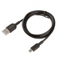 Кабель USB - microUSB 10W SKYWAY черный в пакете 1м, КИТАЙ, код 07803040014, штрихкод 465780155004, артикул S09602008