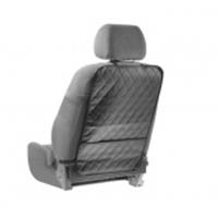 Защитная накидка на сиденье с карманом, ромб, экокожа, 40*60 см, черная, РОССИЯ, код 07806040026, штрихкод 793006921474, артикул 722