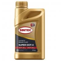 Тормозная жидкость Sintec Super DOT-4 910г, РОССИЯ, код 07810100036, штрихкод 460674600179, артикул 800737