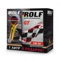 Масло моторное ROLF GT 5W-30, SN/CF 4л+1л промокороб, РОССИЯ, код 07811070001, штрихкод 426042912134, артикул 322403