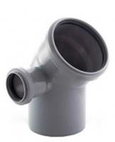 Колено 110х45 с отводом на 50 влево, РОССИЯ, код 079010019, штрихкод , артикул 2650001402204