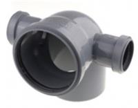 Колено 110х90 с отводами на 50 право+лево, РОССИЯ, код 079010017, штрихкод , артикул 2650001402181