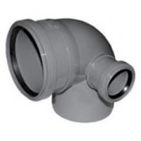 Колено Д=110*90град. с отв. Д=50 правое, РОССИЯ, код 0790100008, штрихкод 468027800776, артикул 2900888255807