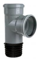 Тройник с ремонтной муфтой d110мм, РОССИЯ, код 0790100081, штрихкод 462003623608, артикул 773325