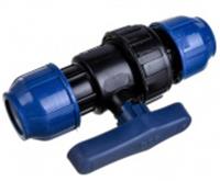 Кран шаровой разъемный 25х25 ПНД, РОССИЯ, код 0800400054, штрихкод 464001766036, артикул 14390