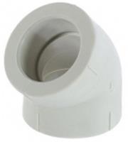 Колено 45 Д=20 (FV-PLAST) серый (Чехия) (50/400), ЧЕХИЯ, код 0800500006, штрихкод , артикул 203020