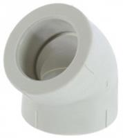 Колено 45 Д=32 (FV-PLAST) серый (Чехия) (10/80), ЧЕХИЯ, код 0800500044, штрихкод , артикул 203032