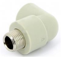 Колено с металл. резьбой наружней Д=20*1/2 (FV-PLAST) серый (Чехия) (10/70), ЧЕХИЯ, код 0800500048, штрихкод , артикул 216020