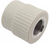 Переходник с металл. резьбой внутренней Д=20*3/4 (FV-PLAST) серый (Чехия) (10/70), ЧЕХИЯ, код 0800500053, штрихкод , артикул 217021