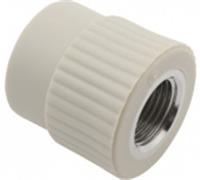 Переходник с металл. резьбой внутренней Д=25*3/4 (FV-PLAST) серый (Чехия) (10/60), ЧЕХИЯ, код 0800500022, штрихкод , артикул 217025