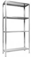Стеллаж ES 150KD/75x30/4 оцинк, Россия, код 0850500034, штрихкод 460692703417, артикул S24099033458