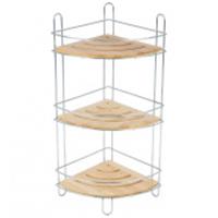 Полка трехъярусная BAMBOO-05 (19.5х19.5х48.5см) угловая 101247, Китай, код 0860800206, штрихкод 469040816711