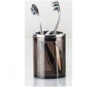 Стакан для зубных щёток и пасты LENOX (прозрачно-дымчатый), Турция, код 0862100115, штрихкод 869502403338, артикул M-E33-25