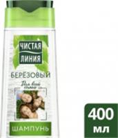 Чистая линия 400мл Шампунь Березовый, Россия, код 3030210062, штрихкод 460070208974, артикул 34481454