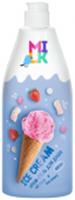 Гель-крем Milk 800мл для душа Молоко,земляника, Россия, код 30315140002, штрихкод 465009245496