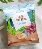 Соль для ванн в пакете Морская 500 г, РОССИЯ, код 30315190051, штрихкод 463007643302, артикул