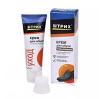 Крем для обуви Штрих Основной уход аплик/туба Черный 75мл, РОССИЯ, код 3050300007, штрихкод 461008269060, артикул
