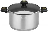 Кастрюля из нержавеющей стали 304 (Cr:18/ Ni:8) с крышкой Коллекция Virola Размер: 20*10 см (3,1 л), Китай, код 35001080187, штрихкод 466034926370, артикул VRLL20SE101