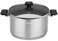 Кастрюля из нержавеющей стали 304 (Cr:18/ Ni:8) с крышкой Коллекция Virola Размер: 24*12 см (5,4 л), Китай, код 35001080188, штрихкод 466034926372, артикул VRLL24SE101