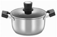 Кастрюля SA-P8022 STANDART 4,0л 22см нерж, Китай, код 35001090076, штрихкод 465779831916