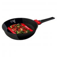 Сковорода SA-F04-22 Каменная Black 22см литая съемная ручка черная, РОССИЯ, код 35002060114, штрихкод 462719434948, артикул SA-F04-22