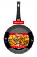 Сковорода SA-F06-26 Каменная Gray 26см литая съемная ручка серая, РОССИЯ, код 35002060132, штрихкод 462719434972, артикул SA-F06-26