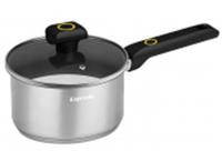 Ковш из нержавеющей стали 304 (Cr:18/ Ni:8) с крышкой Коллекция Virola Размер: 16*8 см (1,6 л), Китай, код 35003050045, штрихкод 466034926366, артикул VRLL16SE109