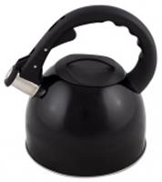 Чайник из нержавеющей стали Mallony MAL-042-N (2.5л, со свистком, черный), Китай, код 35006040031, штрихкод 469040801457, артикул 910088