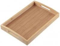 Поднос прямоугольный бамбук 33х22х3,5 см. с ручками арт.10013-3, КИТАЙ, код 3550600016, штрихкод 464025000983, артикул 10013-3