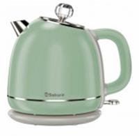 Чайник электрический SAKURA SA-2187GR (1.7) зел-сер, Китай, код 36602090209, штрихкод 465779831690, артикул SA-2187GR