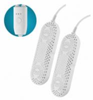 Сушилка для обуви SAKURA SA-8164W таймер 3/6/9ч размер 17,0*6,0*2,8 см нагрев до 60С шнур 1,2м, КИТАЙ, код 3661200101, штрихкод 465779831965, артикул SA-8164W