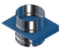 Шиберная заслонка нерж. d 120 0,8мм, Россия, код 36708030207, штрихкод 467374184987, артикул