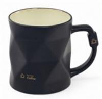 Кружка BLACK&WHITE черная 390мл, Китай, код 4010201910, штрихкод 466013212307, артикул DMM018