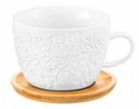 Чашка для капучино и кофе латте 500 мл 15х12,8х8,5 см 