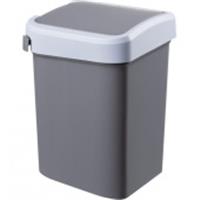 Контейнер д/мусора 10,0л Smart Bin серый 434214711 Быт, РОССИЯ, код 40502040029, штрихкод 462011940766, артикул
