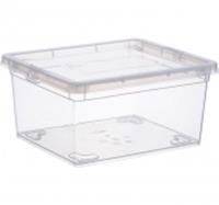 Ящик 2л 190х160х90мм Прозрачный М 2350, РОССИЯ, код 40528020126, штрихкод 460519602272, артикул М 2350