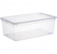 Ящик 5,5л 340х190х120мм Прозрачный М 2351, РОССИЯ, код 40528020127, штрихкод 460519602273, артикул М 2351