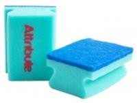 ATTRIBUTE Губка GLOW для деликатных поверхностей 2шт ACP010, КИТАЙ, код 4090500547, штрихкод 466013213291, артикул ACP010