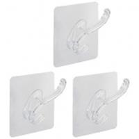 Набор крючков 3шт на самоклеящейся основе ''Рыжий кот'' PH-02 7х7см, Китай, код 4150200704, штрихкод 467014444318, артикул 104941