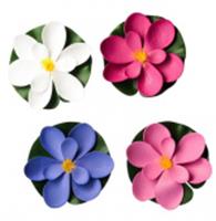 Магнолия декоративная для пруда INBLOOM, ПВХ, 15см, 4 цвета 171-002, Китай, код 41803030006, штрихкод 460329928902, артикул 171-002