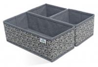 Органайзер для хранения 28x14x10 ВЕКТОР набор 3 шт, РОССИЯ, код 4190100624, штрихкод 460378304656, артикул