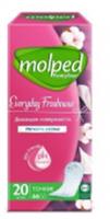 Ежедневные прокладки MOLPED ежедневная свежесть 20шт, Турция, код 50113010010, штрихкод 869053683497, артикул 5079958