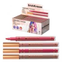 63551 МАРКЕР ТЕКСТ. ERICHKRAUSE VISIOLINE V-19 FLEX IDOL, ГИБКИЙ НАКОН, АССОРТИ, ДИСПЛЕЙ /24/, КИТАЙ, код 56004100081, штрихкод 404148563551, артикул 63551